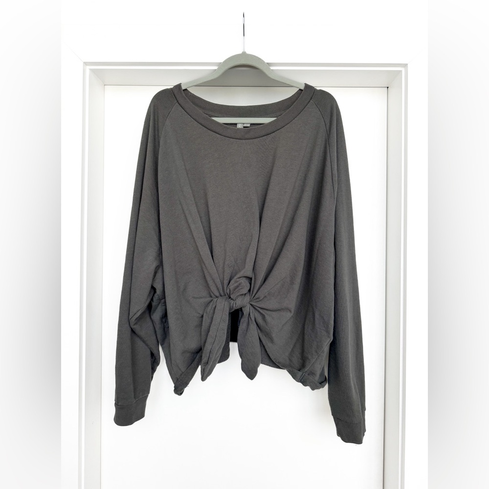ASOS Cropped Tie Sweatshirt